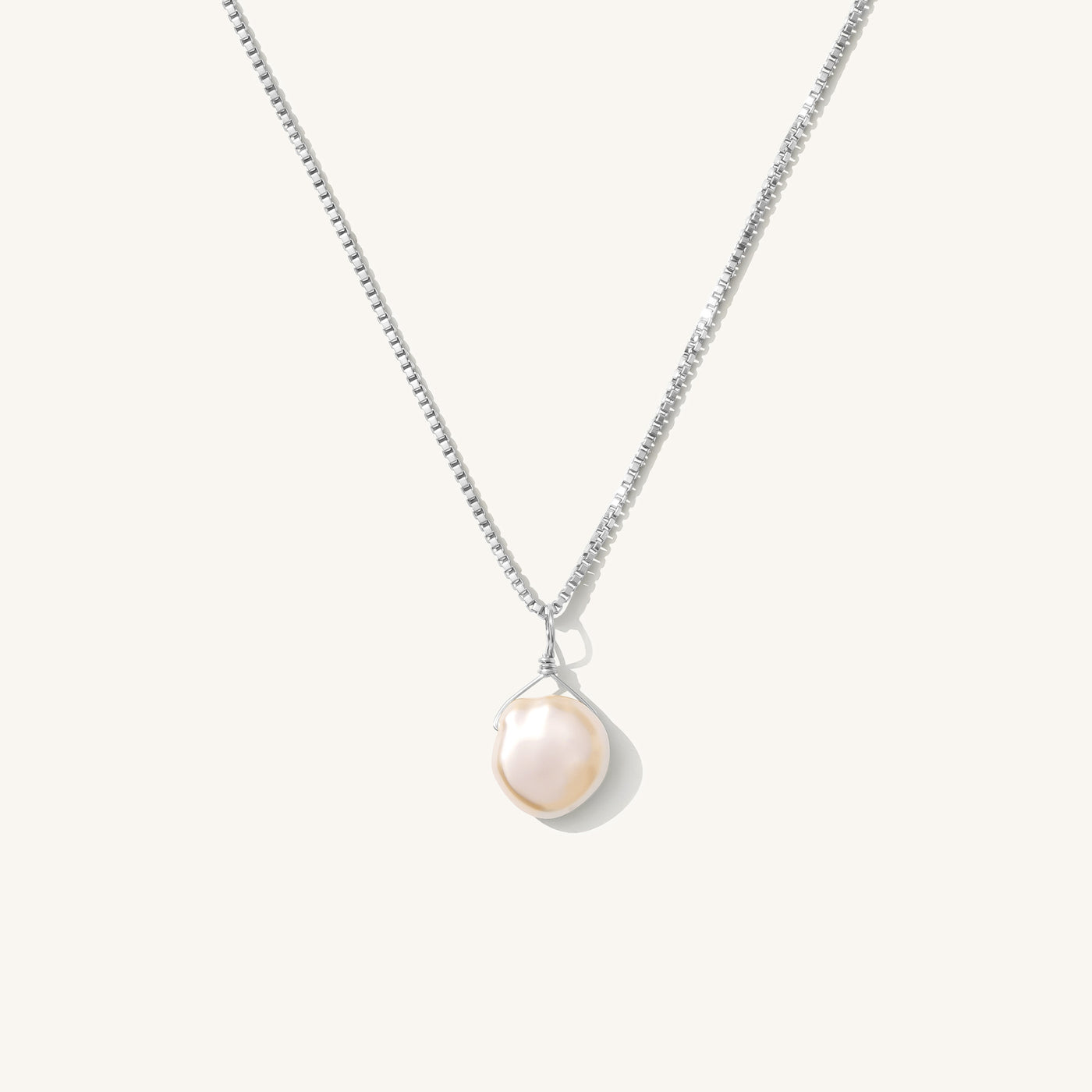 Pink Keshi Pearl Necklace | Simple & Dainty Jewelry
