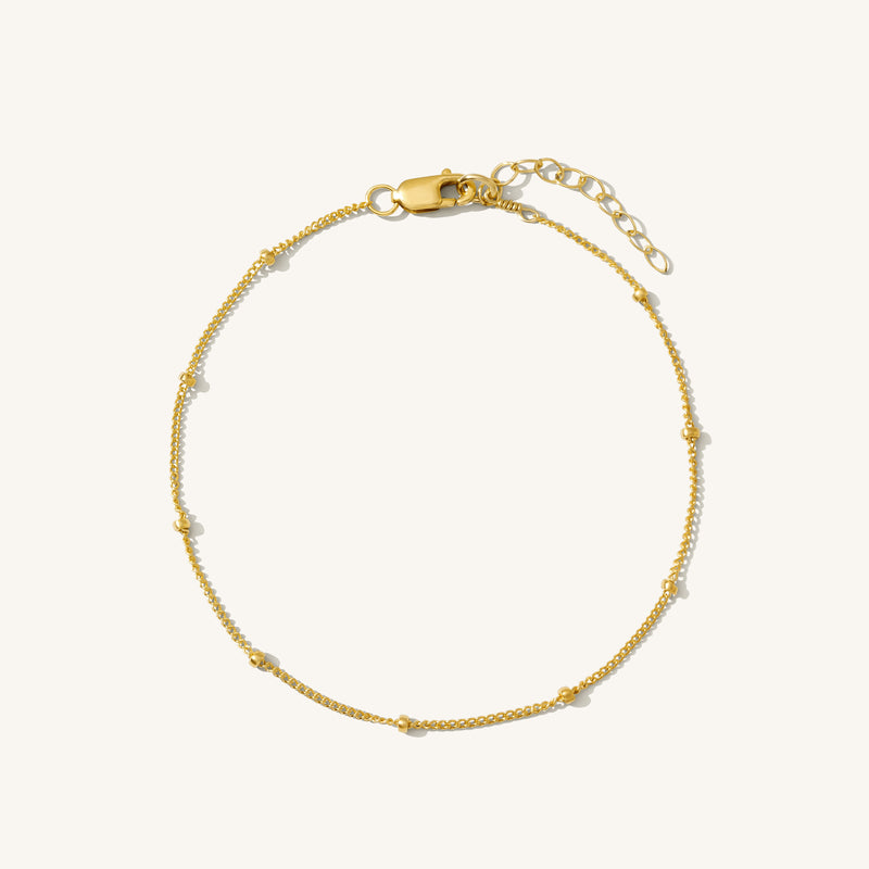 Dainty Satellite Chain Anklet