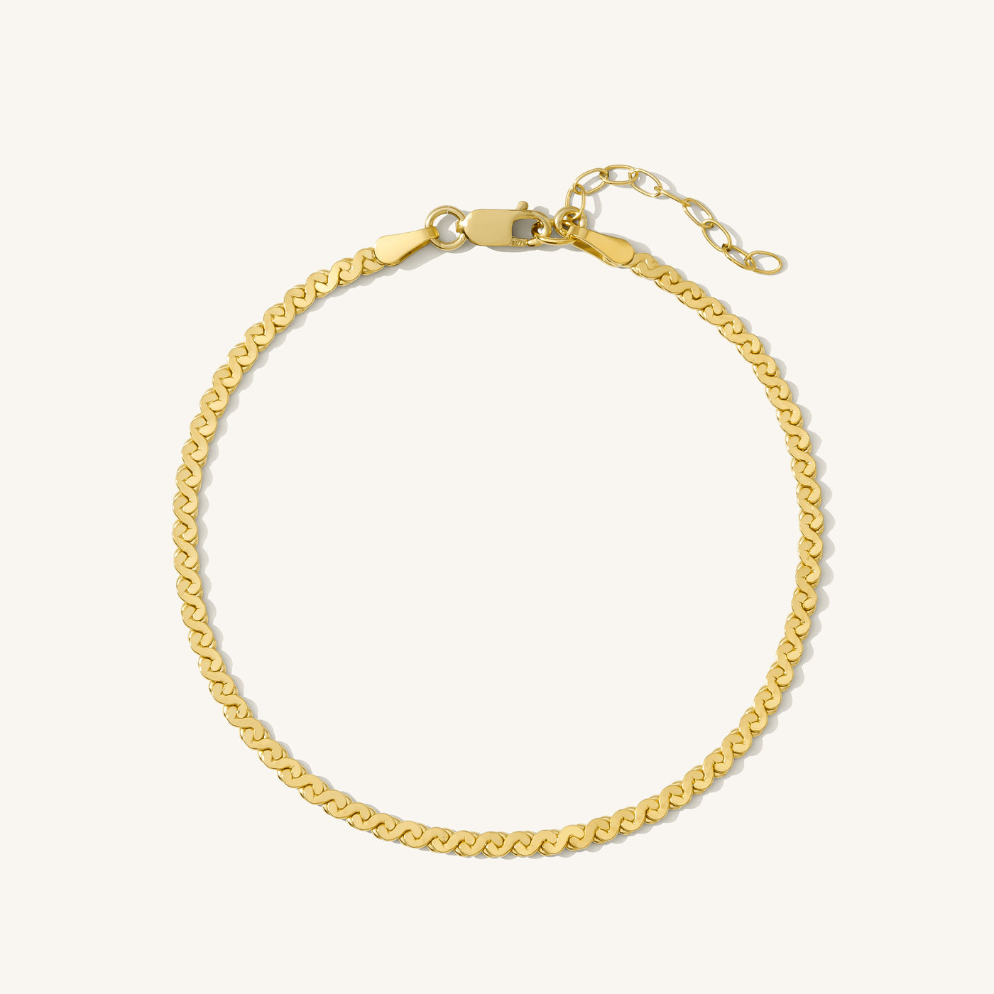 Dainty Serpentine Chain Bracelet
