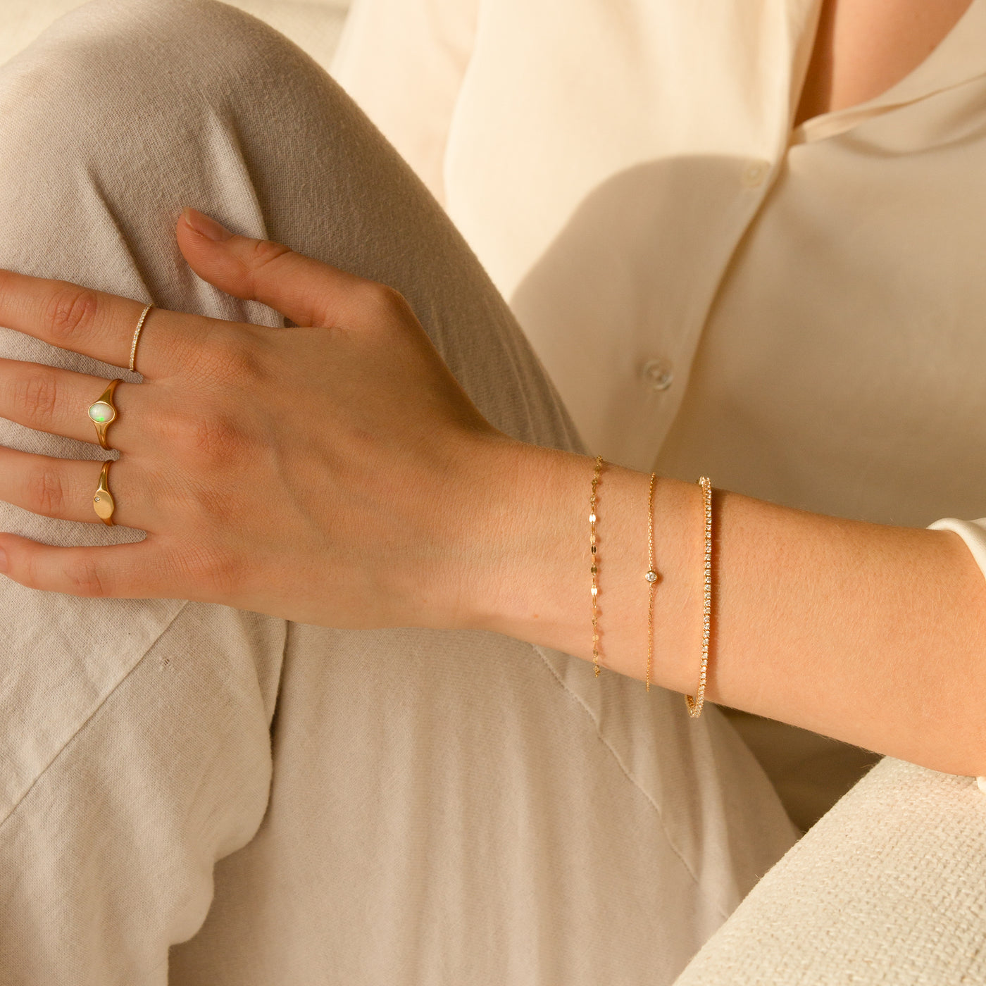 Twisted Lace Chain Bracelet | Simple & Dainty Jewelry