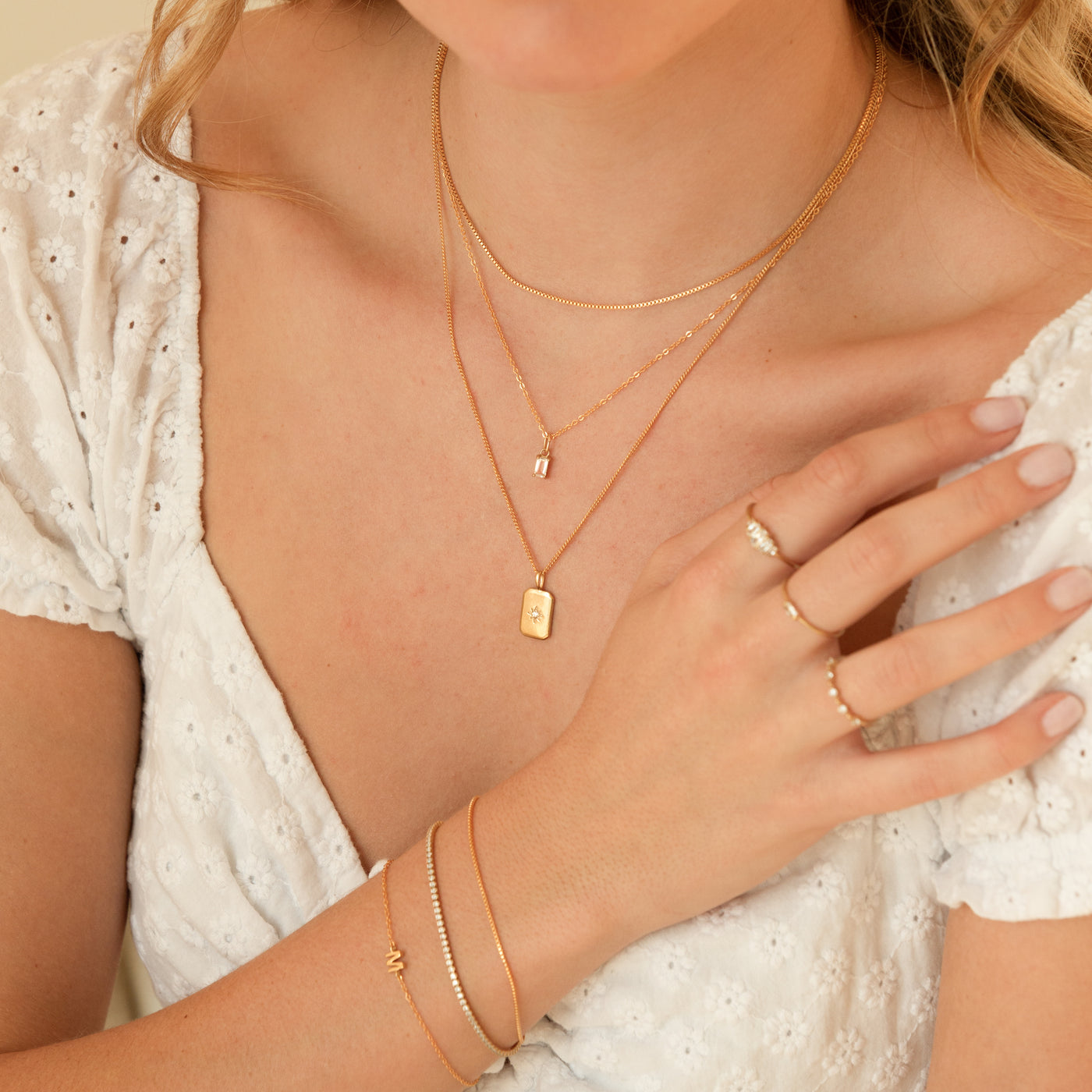 Thin Box Chain Necklace | Simple & Dainty Jewelry