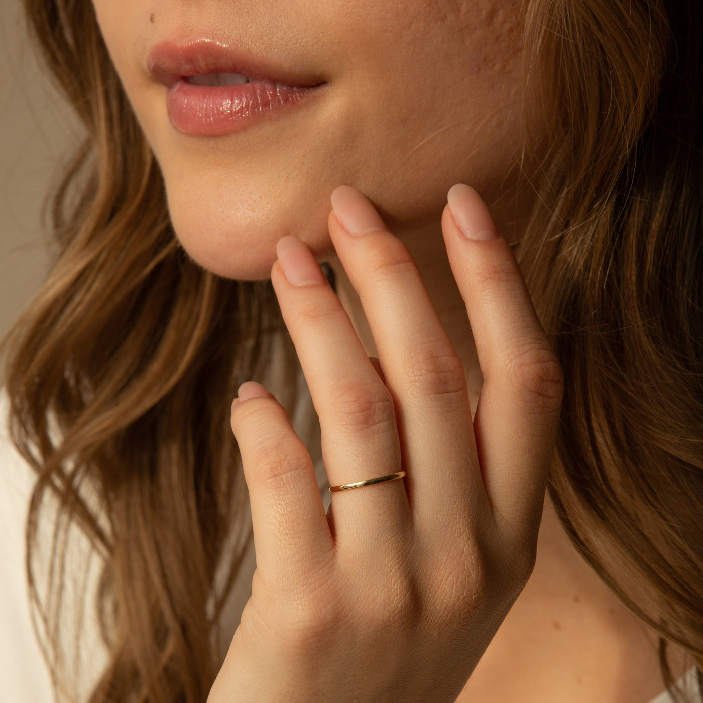 Dainty Stacking Band Ring | Simple & Dainty