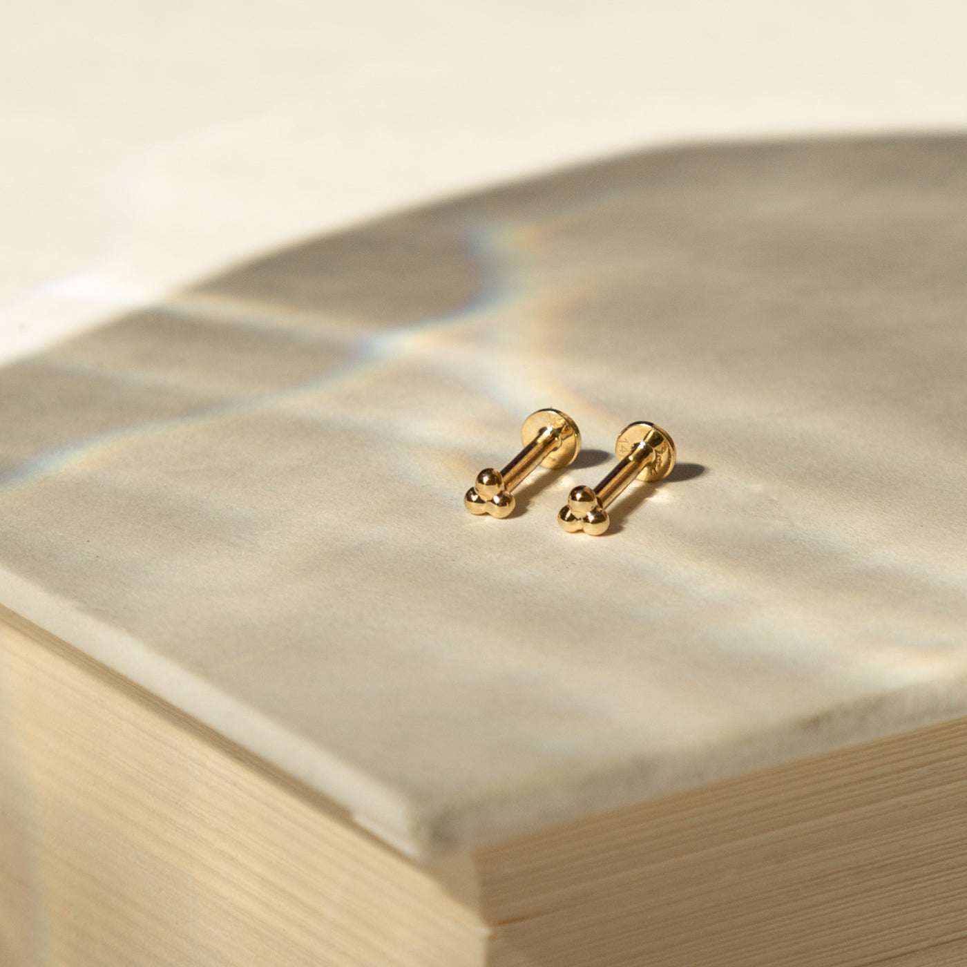 14k Gold Ball Stud Earring Set 14k Gold Ball Stud Earring Set