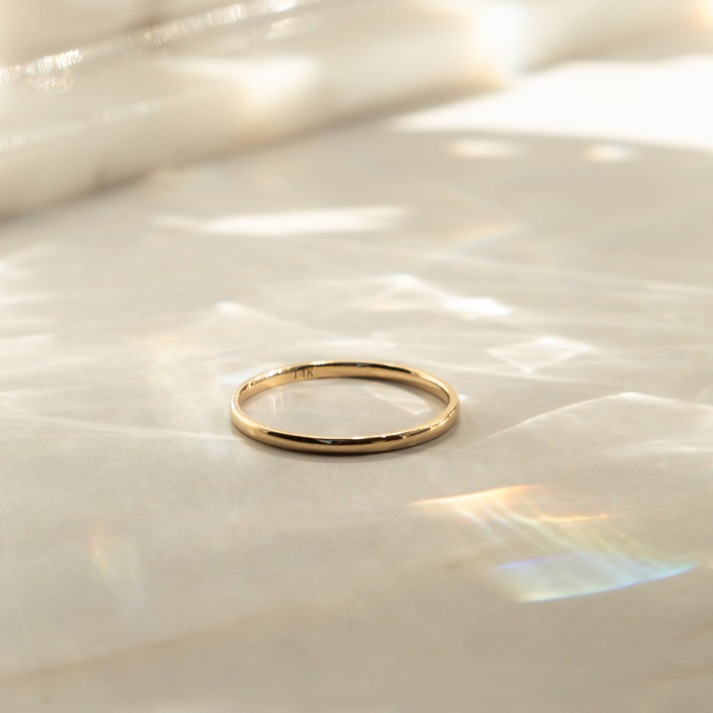 Dainty Stacking Band Ring | Simple & Dainty