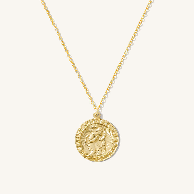 St. Christopher Medallion Necklace