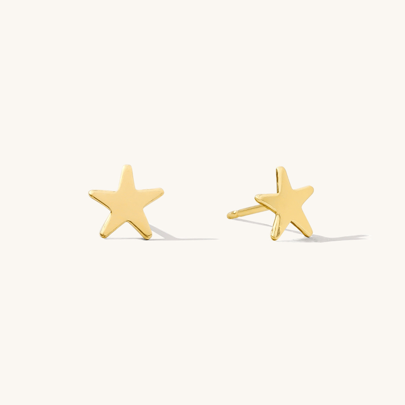 Star Studs Outline Star Stud Earrings Tiny Star Earrings Thin Gold Earrings  Simple Stud Earrings Dainty Stud Earrings 