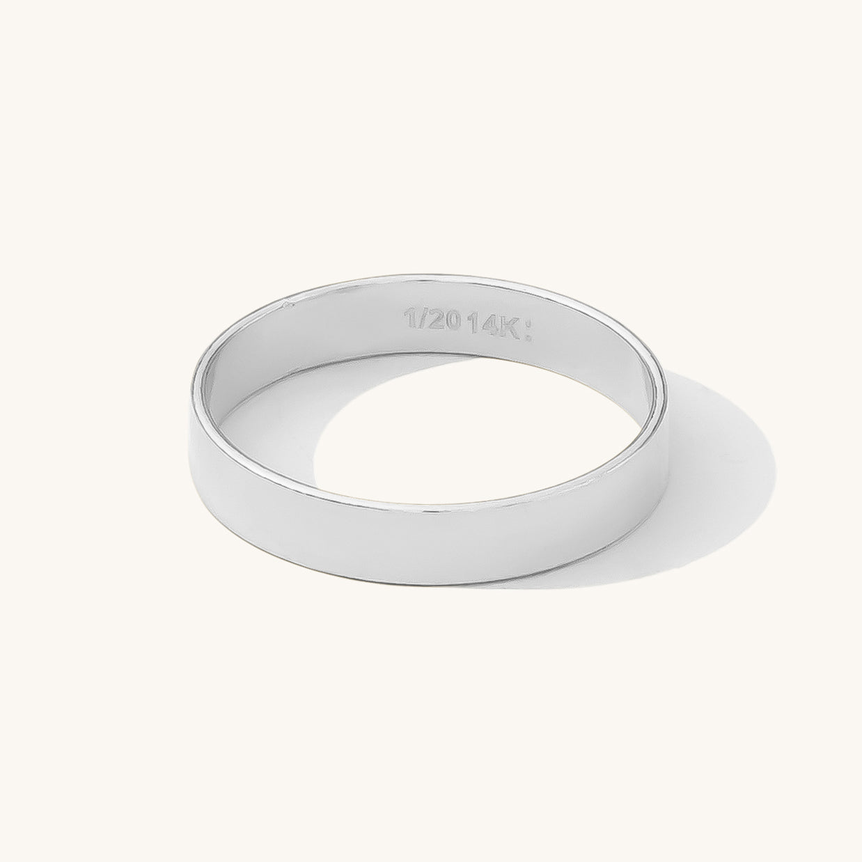 Thick Flat Band Ring | Simple & Dainty Jewelry