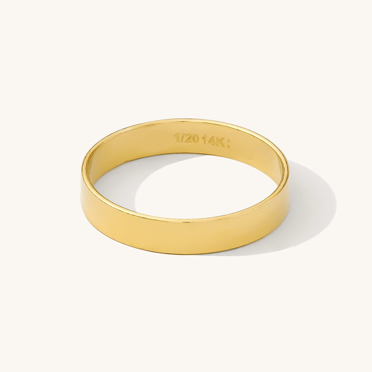 Thick Flat Band Ring | Simple & Dainty