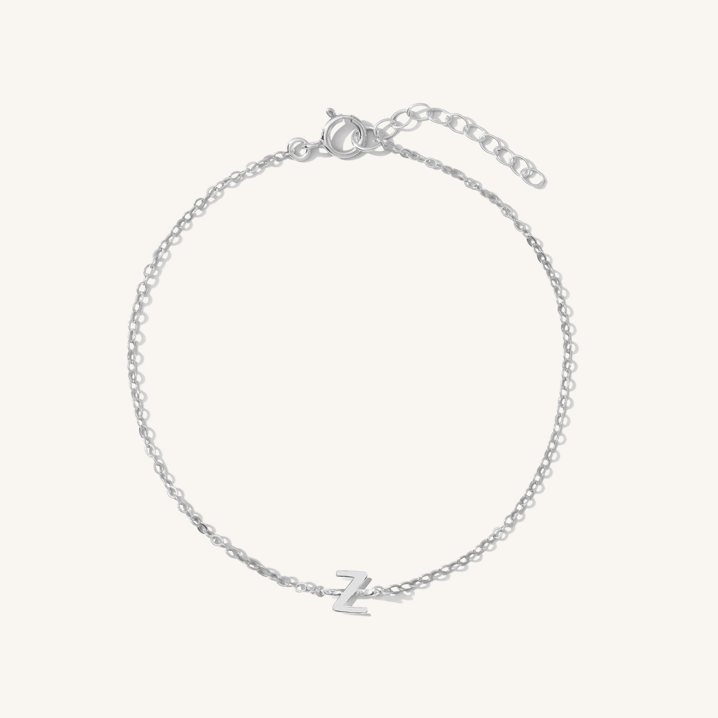 Z Tiny Initial Bracelet