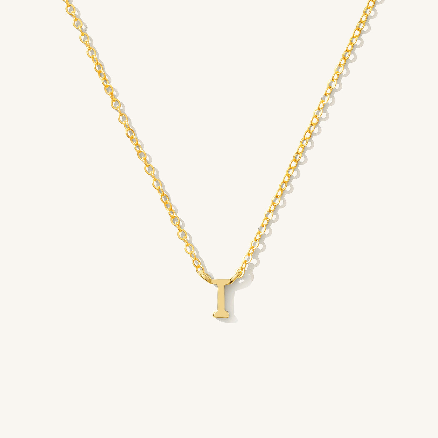 Virtue Gold Small Curb Chain Monogram Necklace - Initials – Bella Vita  Gifts & Interiors