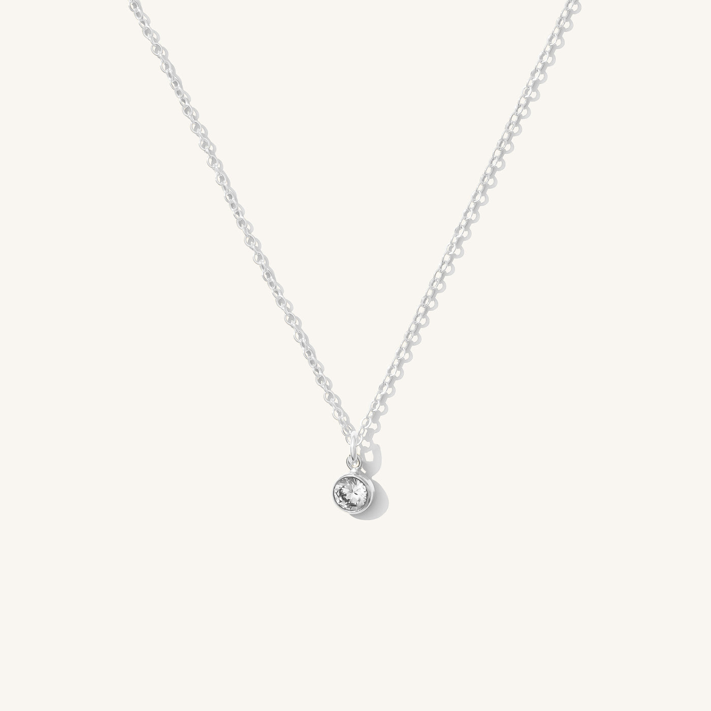 Tiny Solitaire Necklace | Simple & Dainty Jewelry
