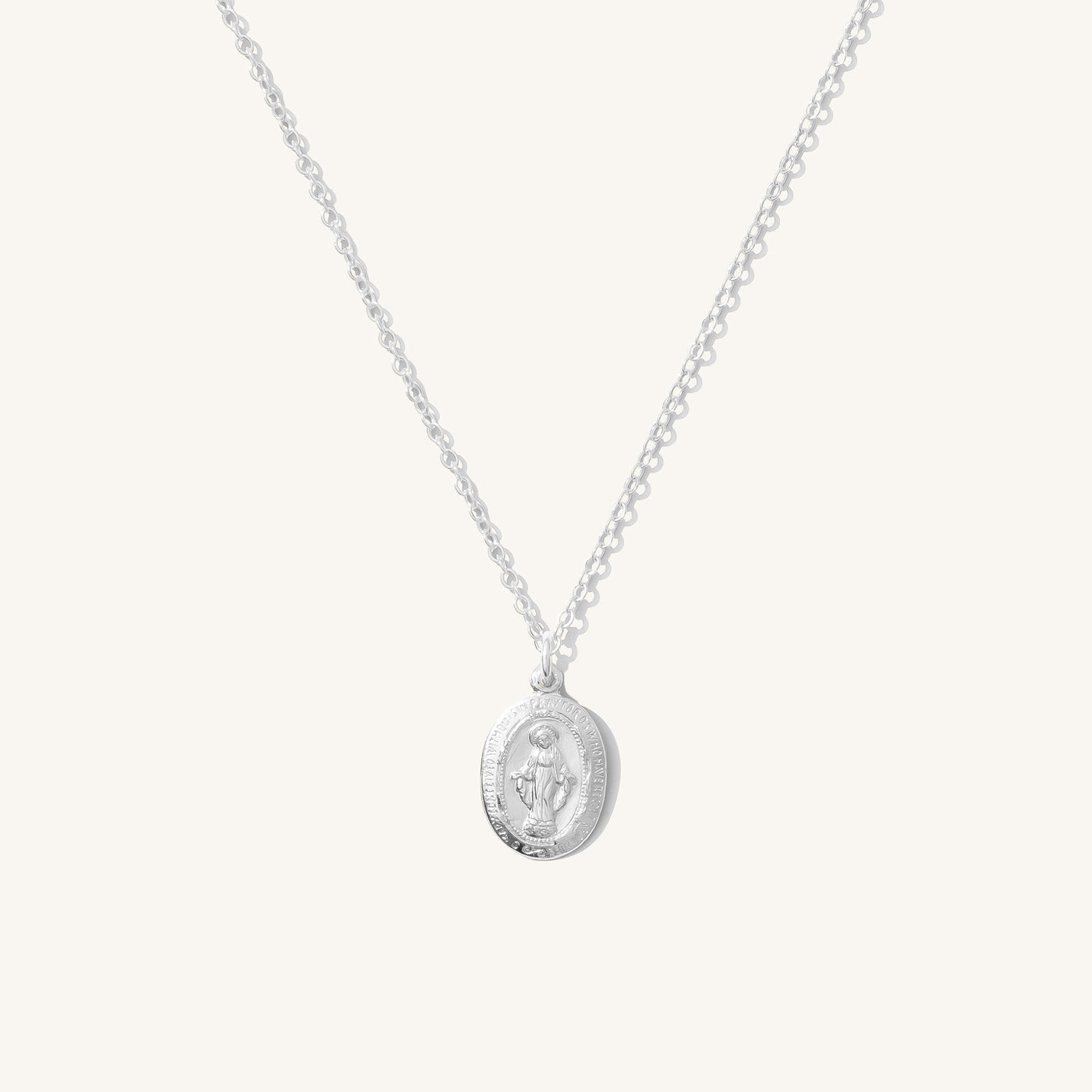 Tiny Virgin Mary Necklace | Simple & Dainty Jewelry