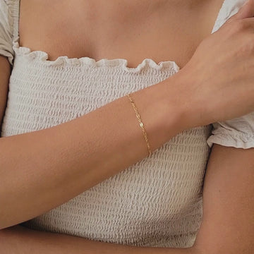 Mejuri Gold Vermeil Bracelets: Mini Pearl Satellite Bracelet | Pearl
