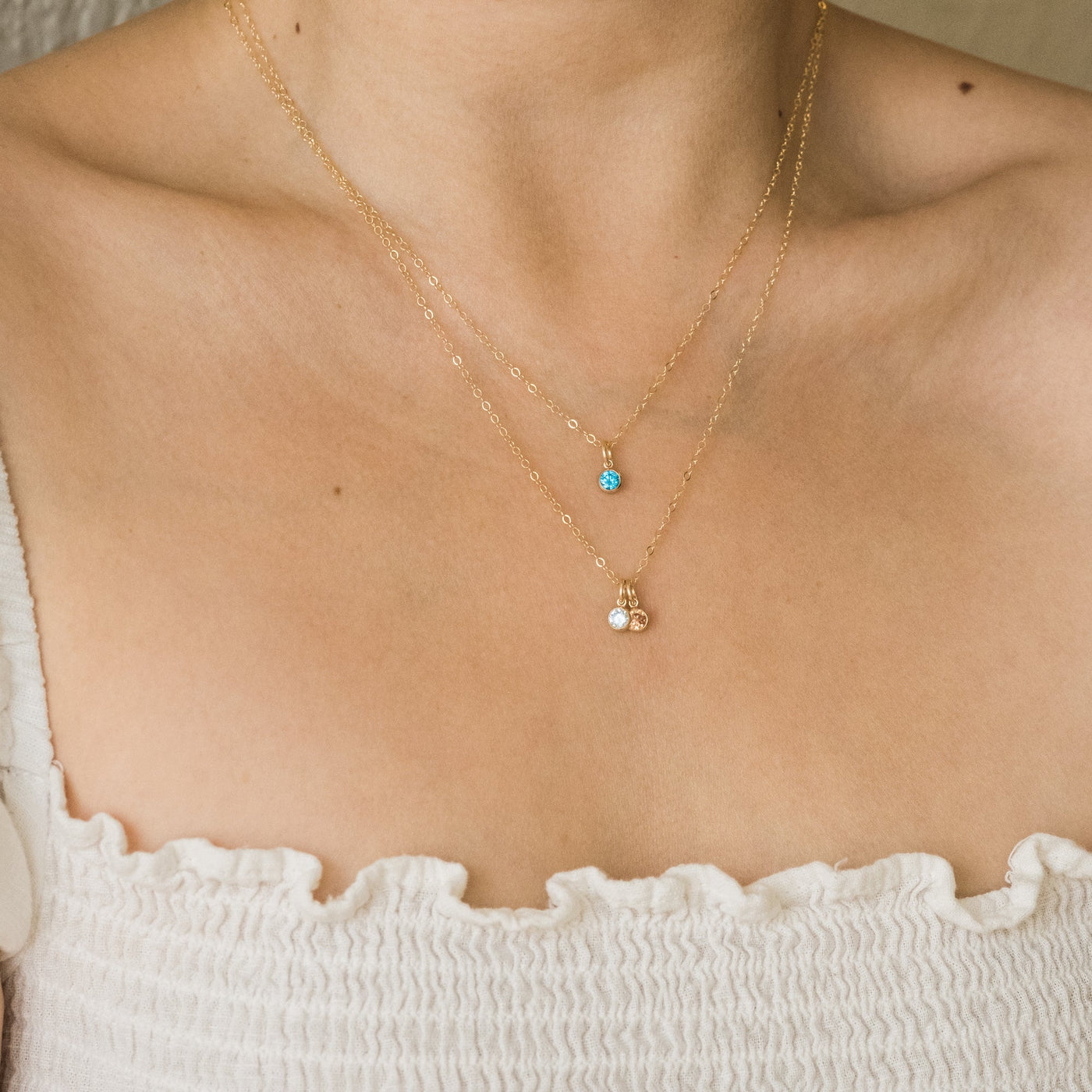 April Birthstone Charm (Diamond) | Simple & Dainty Jewelry