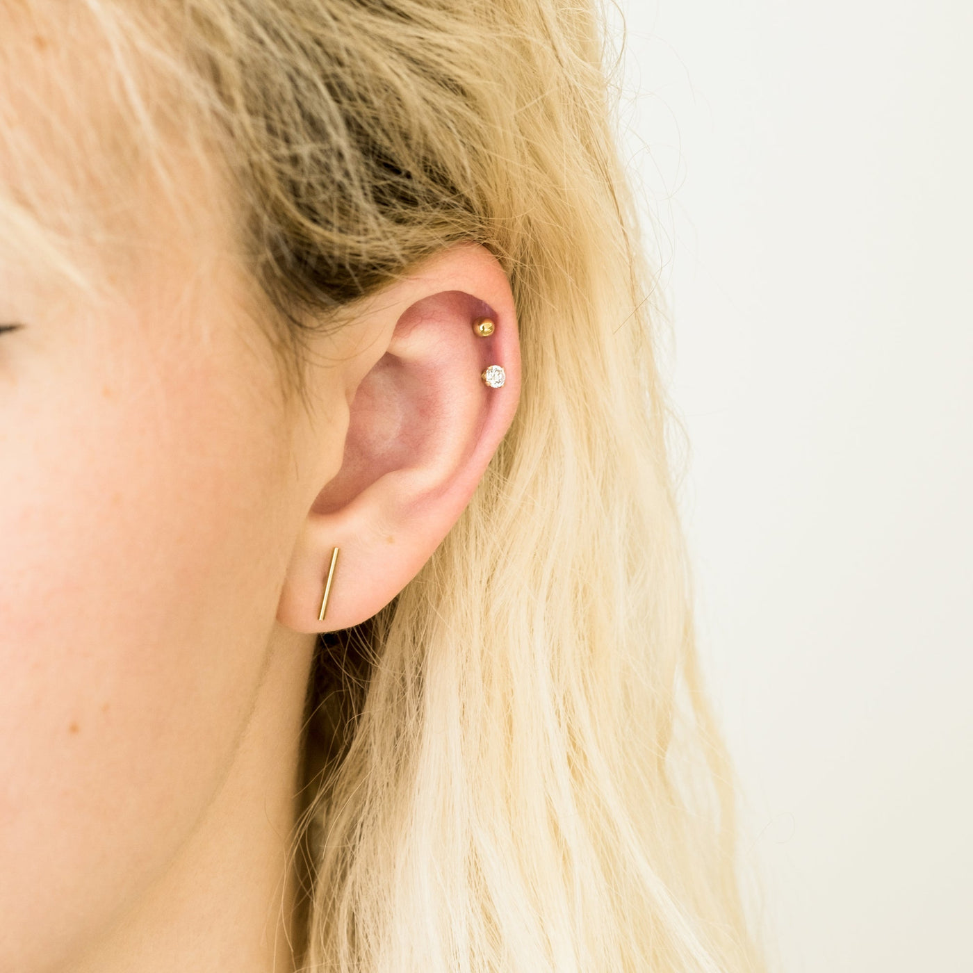 Bar Stud Earrings | Simple & Dainty Jewelry