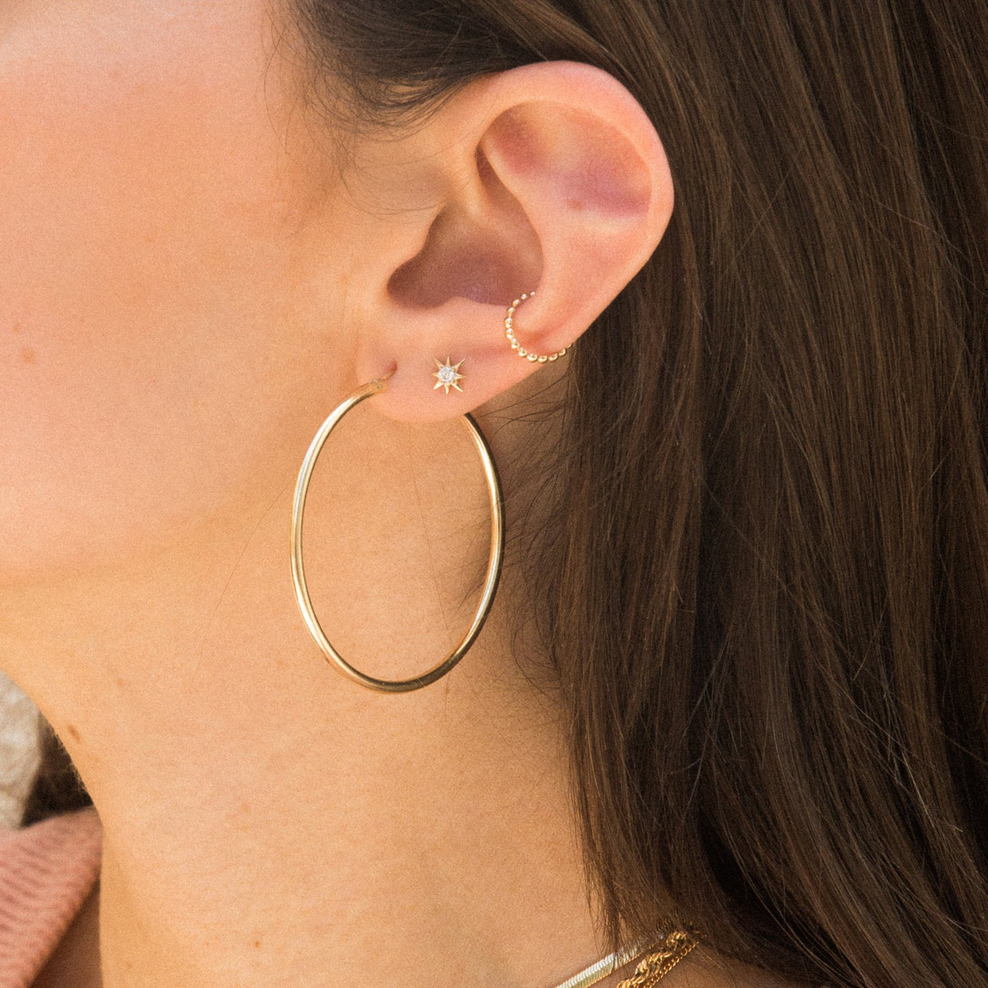Beaded Ear Cuff by Simple & Dainty Jewelry