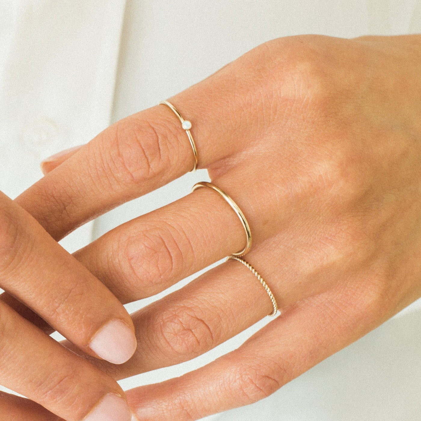 Braided Stacking Ring | Simple & Dainty Jewelry