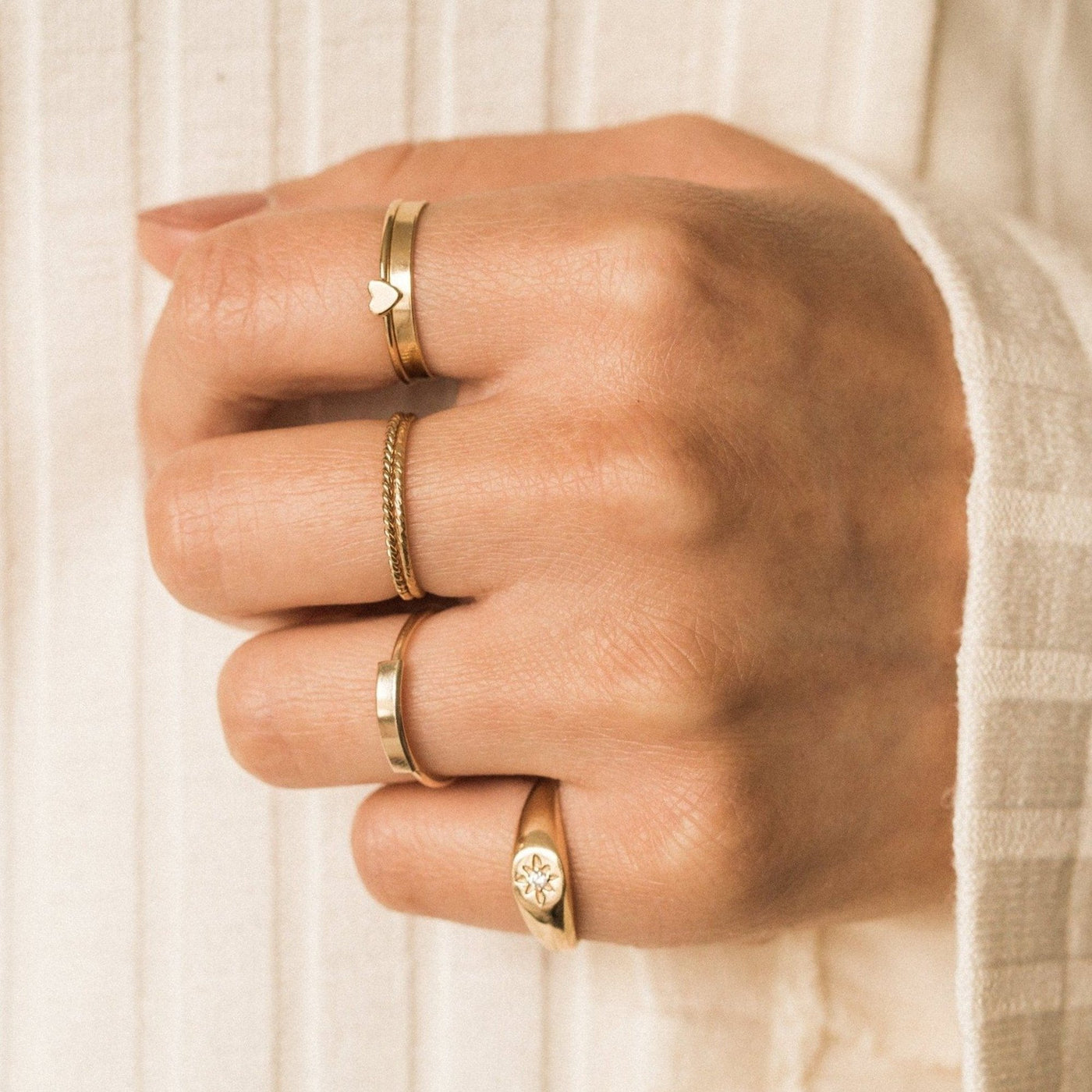 Braided Stacking Ring | Simple & Dainty