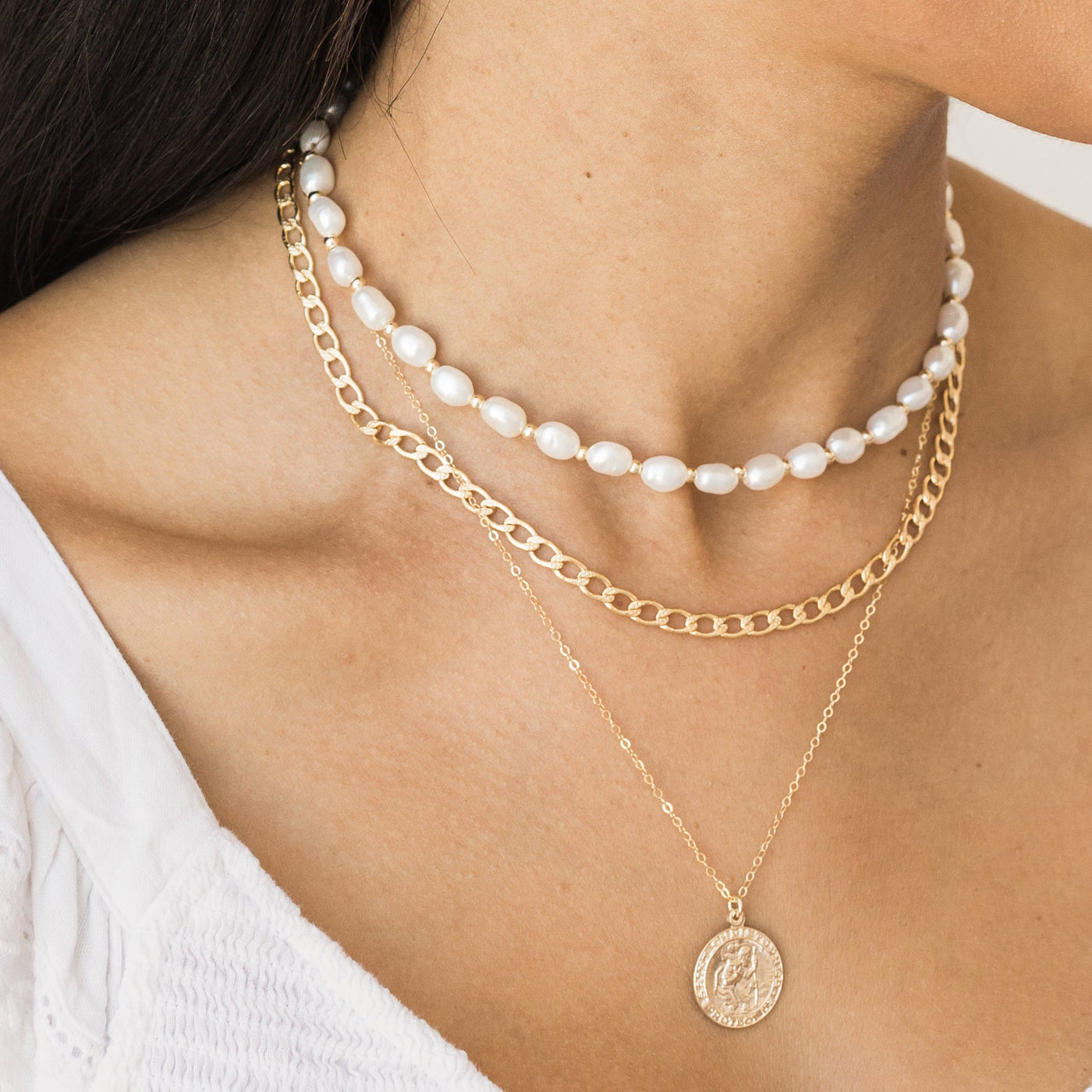 Chunky Curb Chain Necklace | Simple & Dainty Jewelry