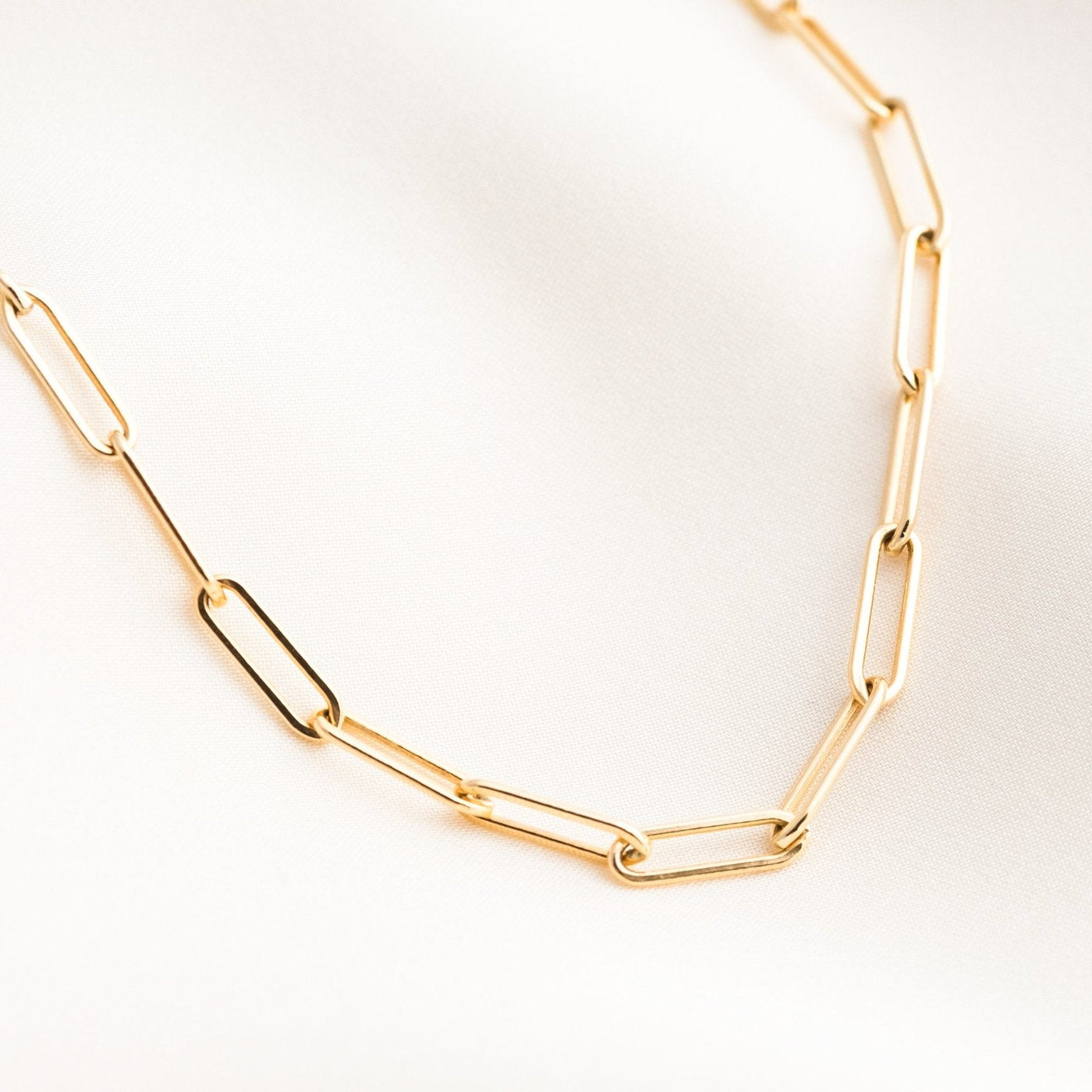 Chunky Paperclip Necklace by Simple & Dainty Jewelry