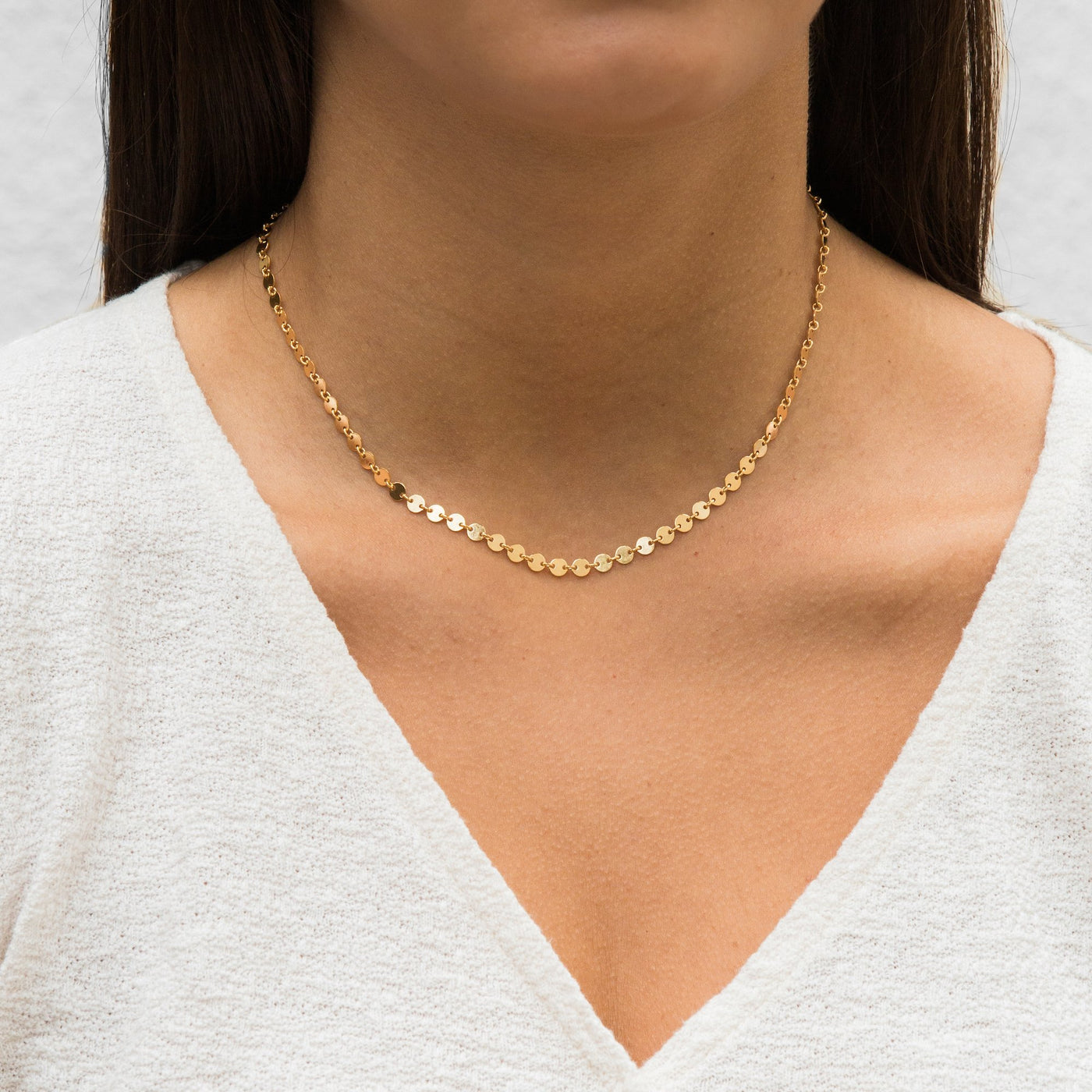 Coin Chain Necklace | Simple & Dainty Jewelry