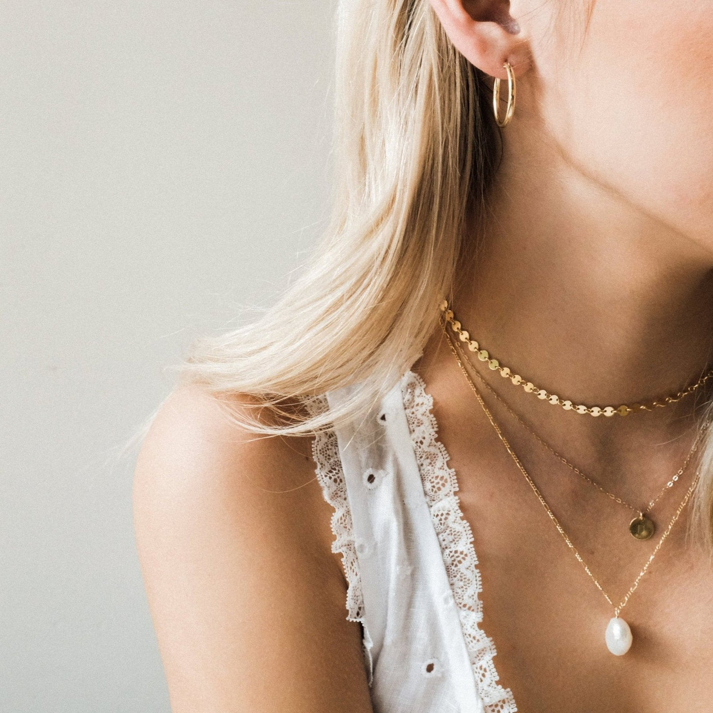 Coin Chain Necklace | Simple & Dainty