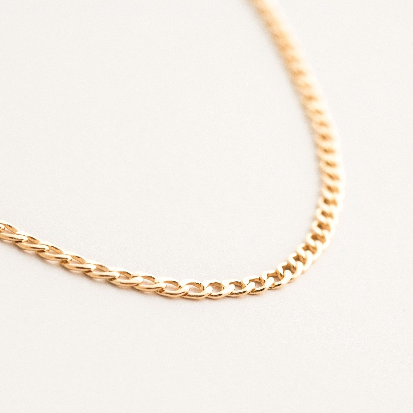 Curb Chain Necklace by Simple & Dainty Jewelry