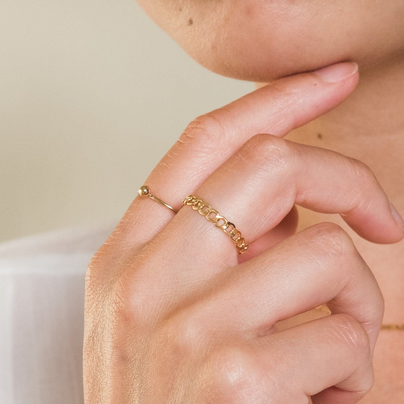 Curb Chain Ring | Simple & Dainty