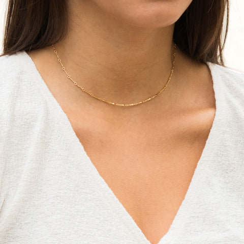 Dapped Chain Necklace | Simple & Dainty