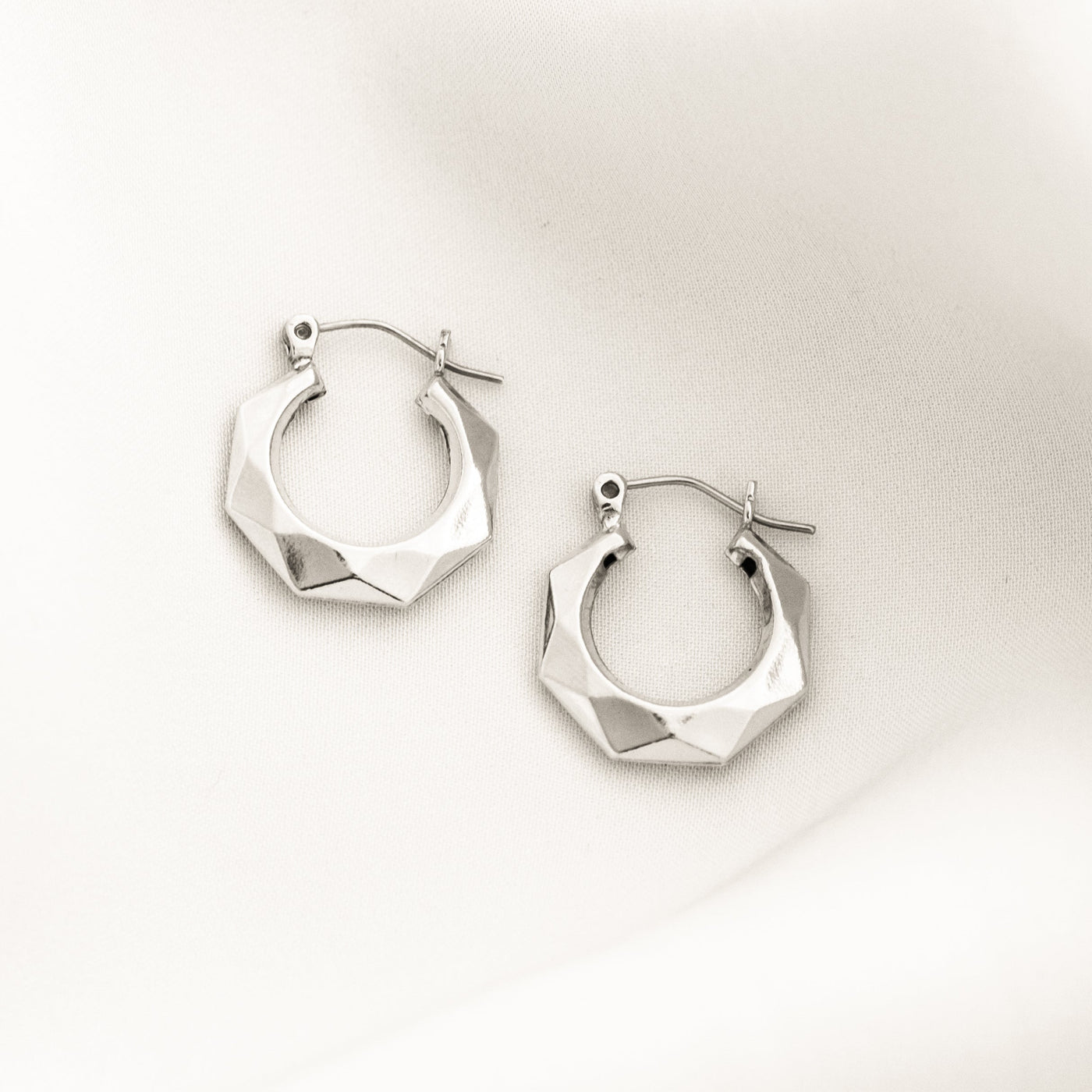 Geometric Hoop Earrings | Simple & Dainty Jewelry