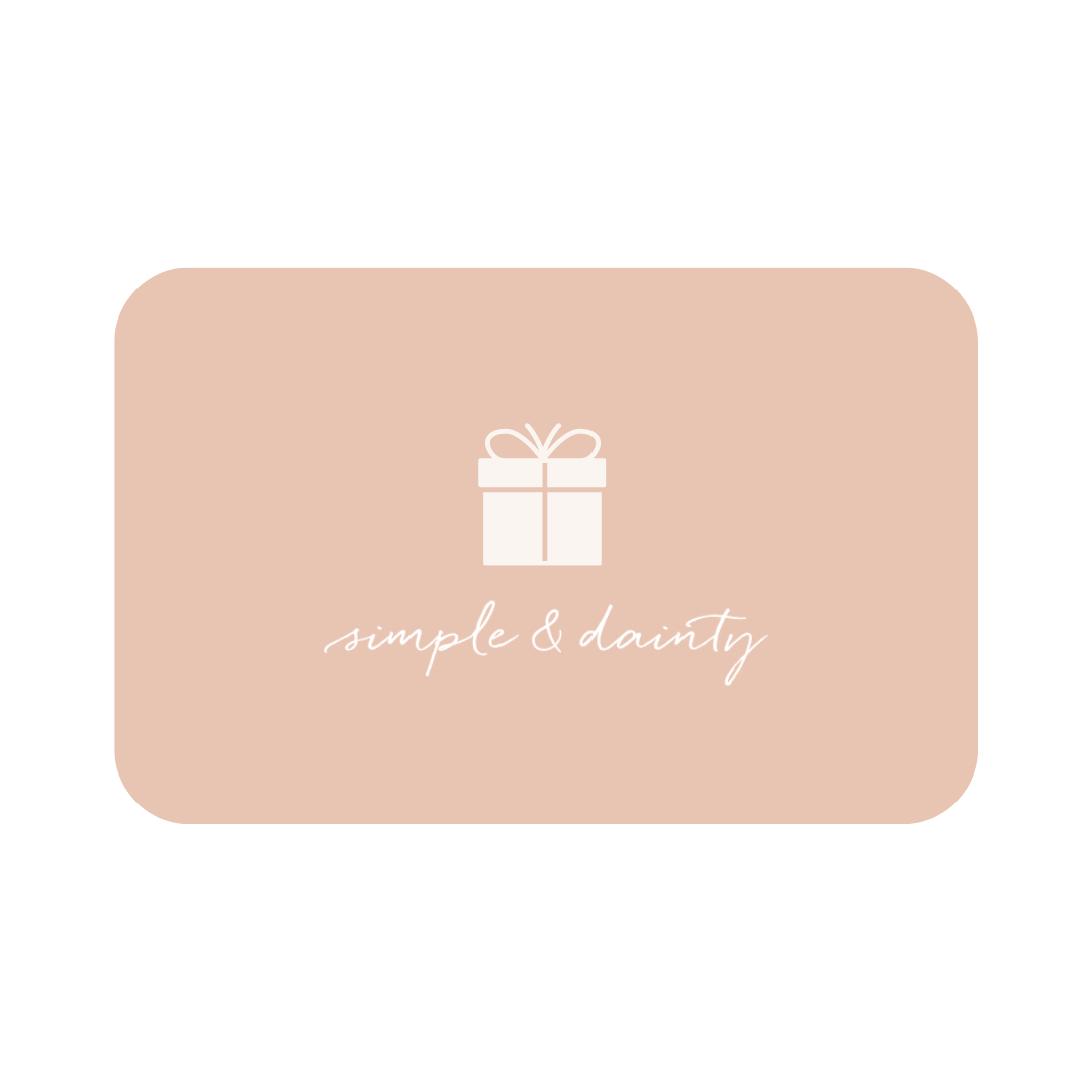 Gift Card | Simple & Dainty Jewelry