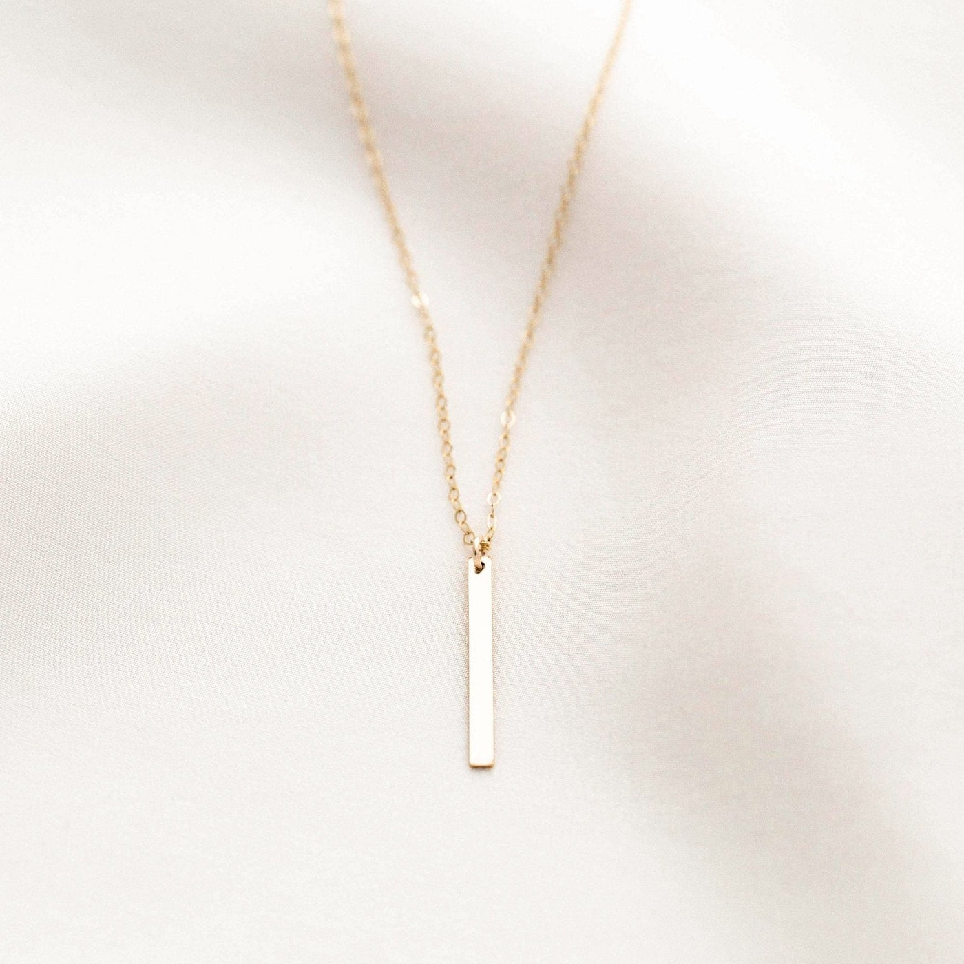 Hanging Bar Necklace by Simple & Dainty Jewelry