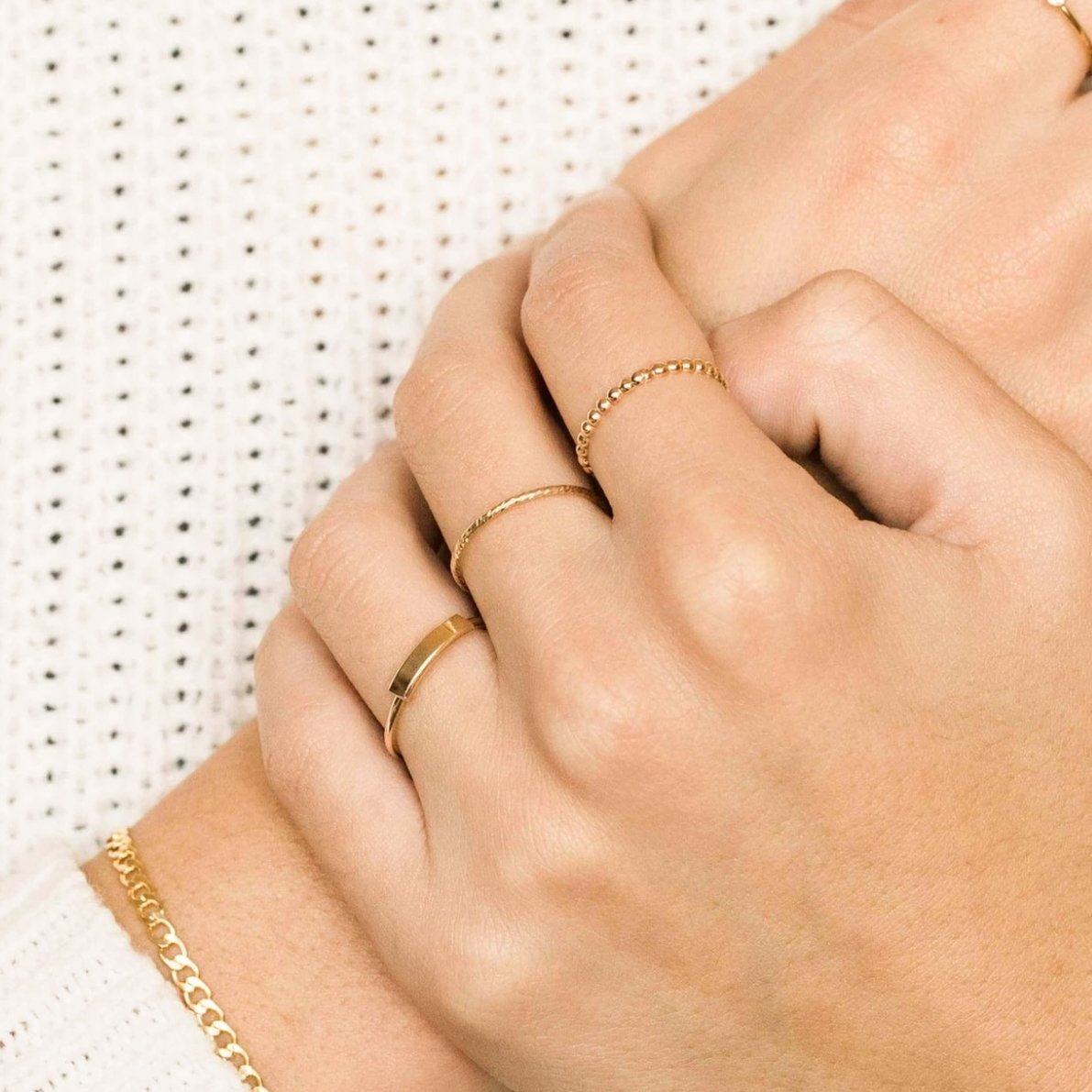 Minimal Bar Ring by Simple & Dainty Jewelry