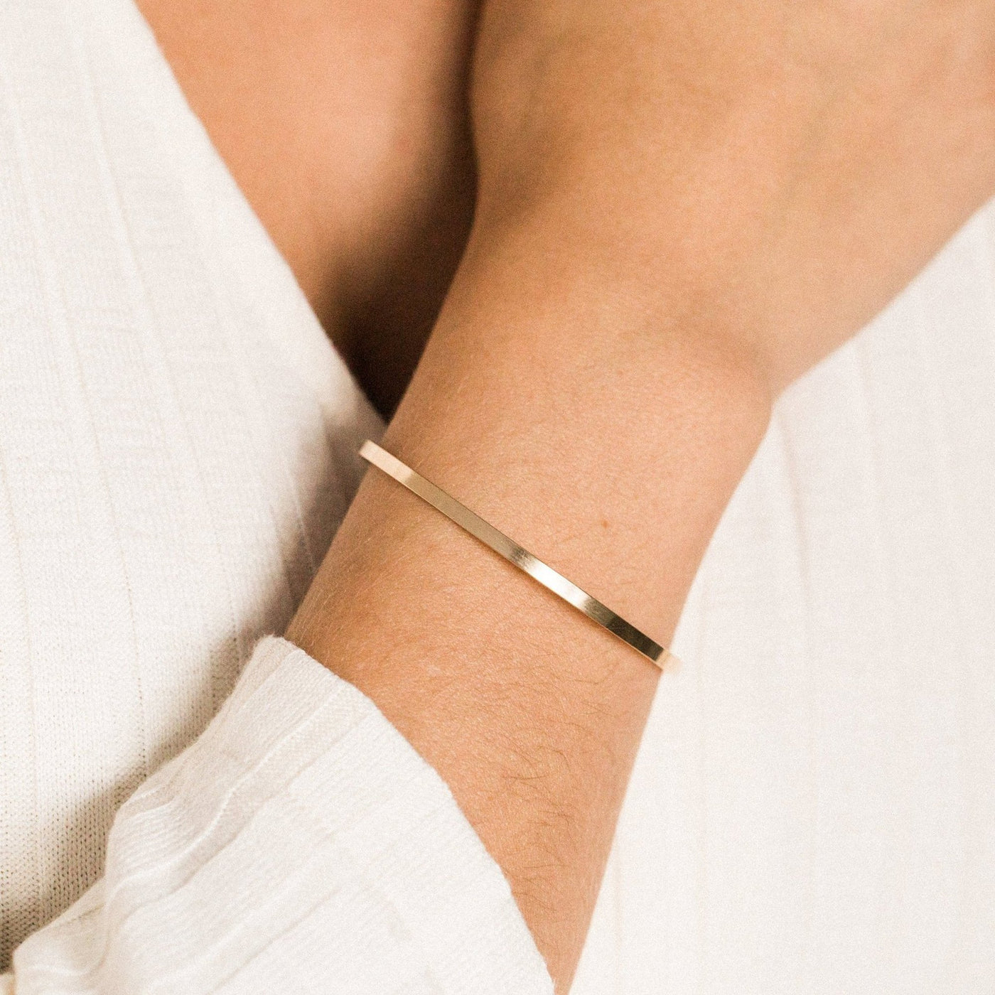 Gold Cuff Bracelet | Simple & Dainty