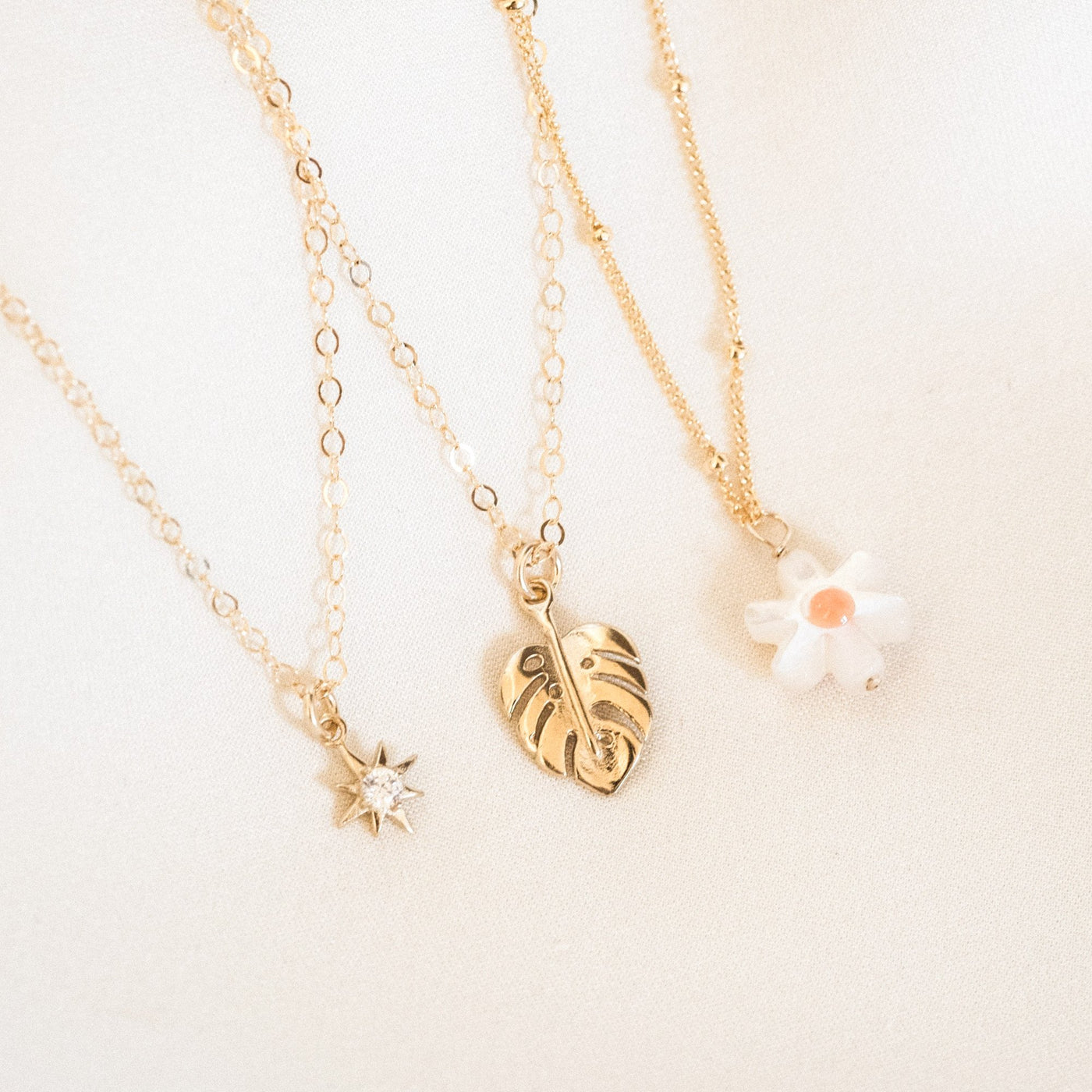 Monstera Leaf Necklace by Simple & Dainty Jewelry