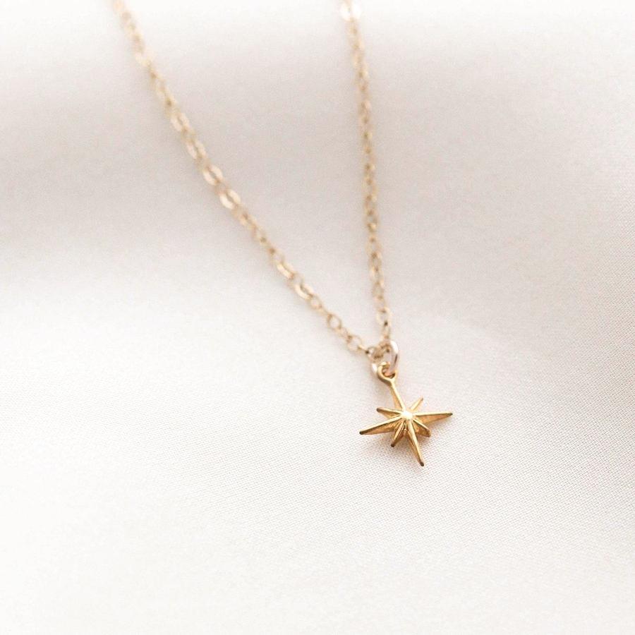 North Star Necklace by Simple & Dainty Jewelry