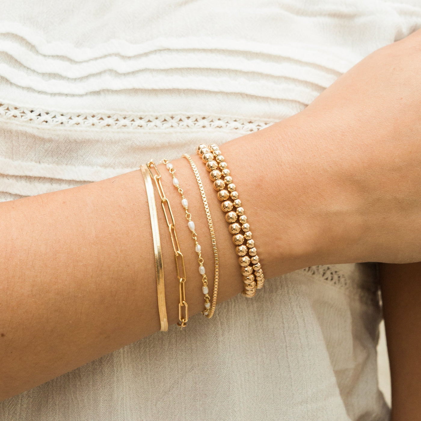 Paperclip Chain Bracelet | Simple & Dainty Jewelry