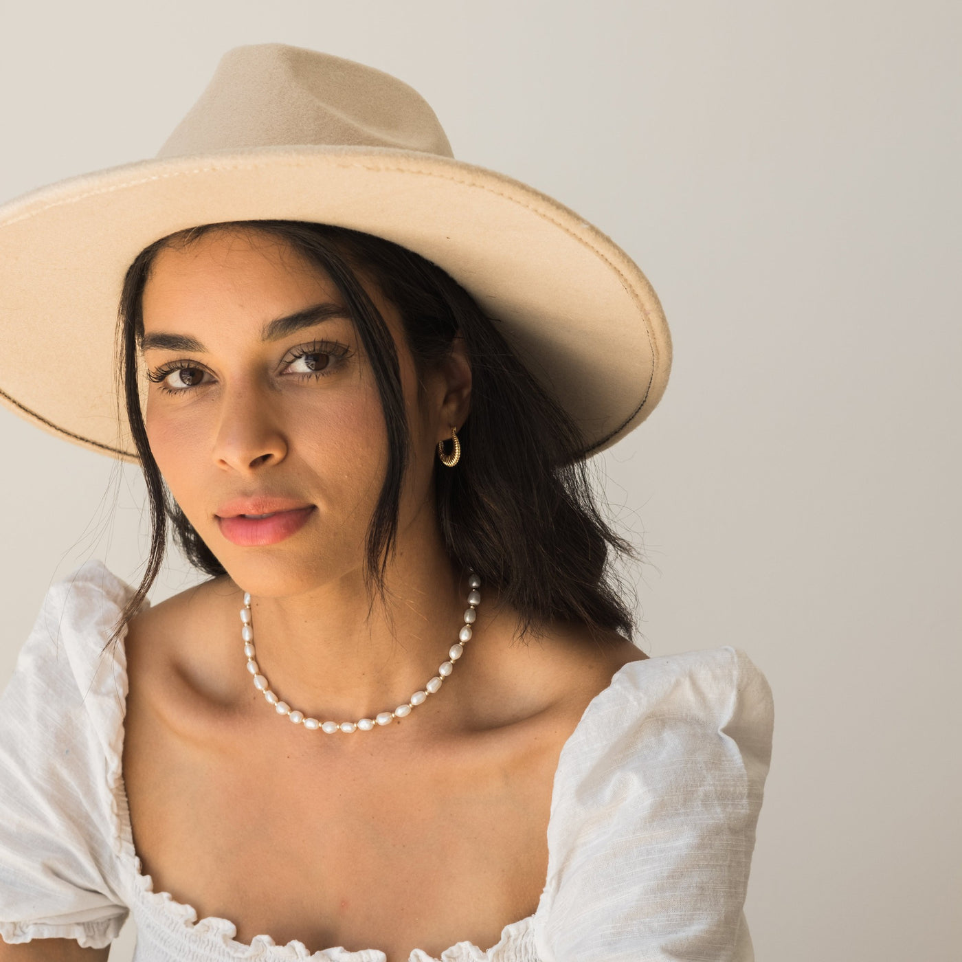 Pearl & Gold Bead Necklace | Simple & Dainty Jewelry