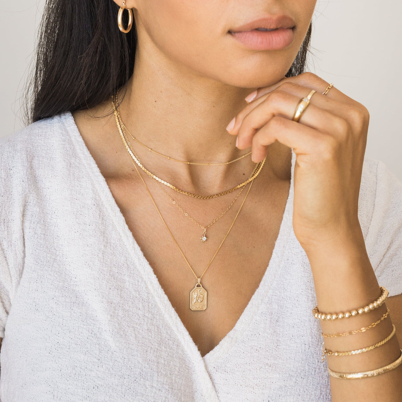 Serpentine Necklace | Simple & Dainty Jewelry