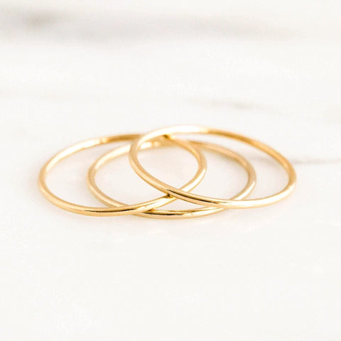 Simple Stacking Ring | Simple & Dainty