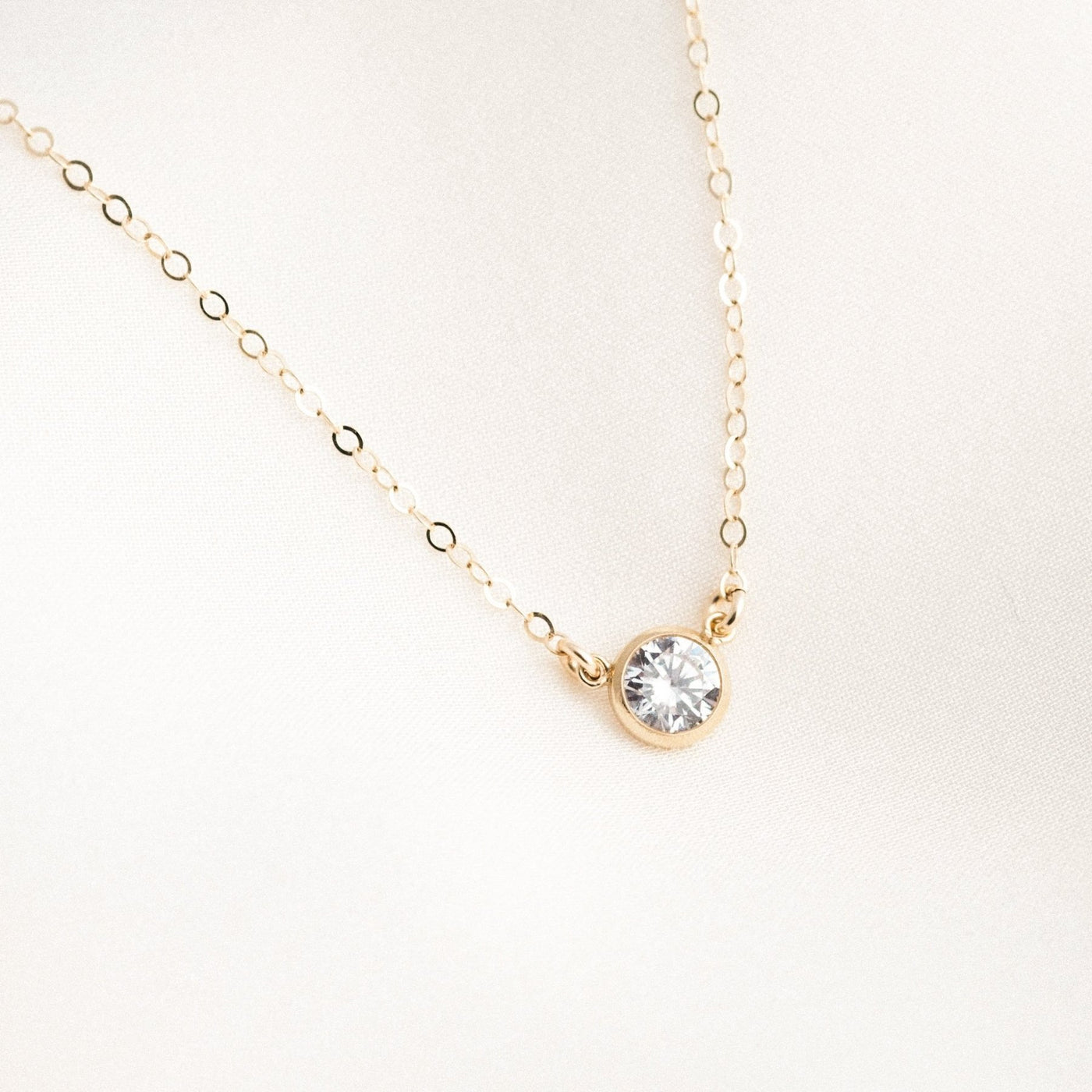 Solitaire Necklace | Simple & Dainty