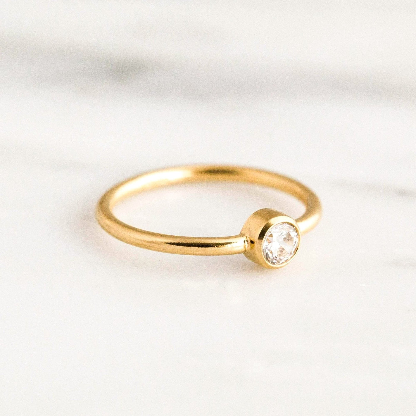 Solitaire Ring by Simple & Dainty Jewelry