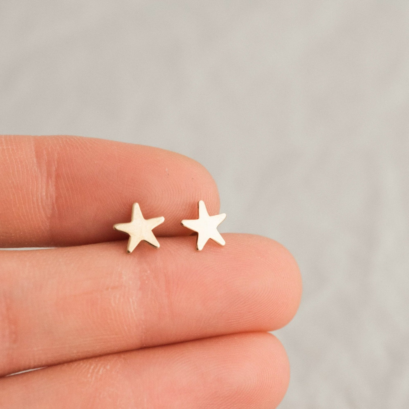 Star Stud Earrings by Simple & Dainty Jewelry