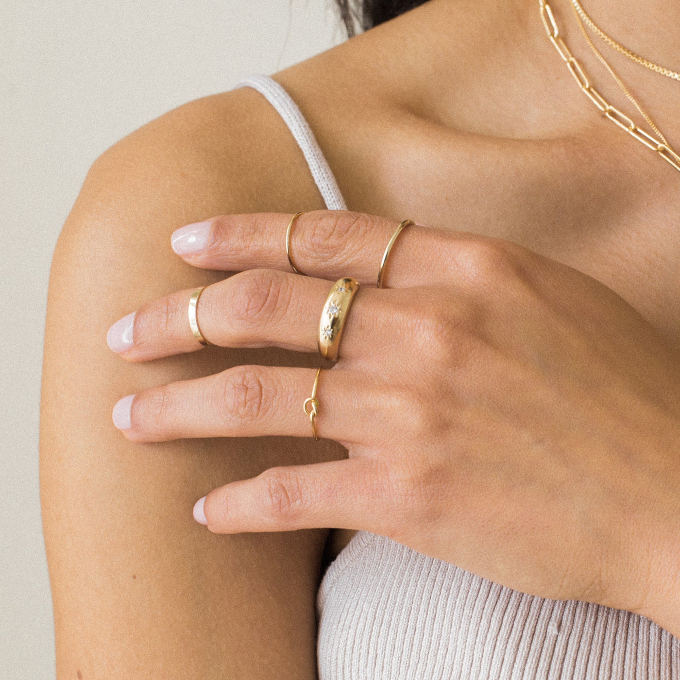 Starburst Dome Ring | Simple & Dainty Jewelry