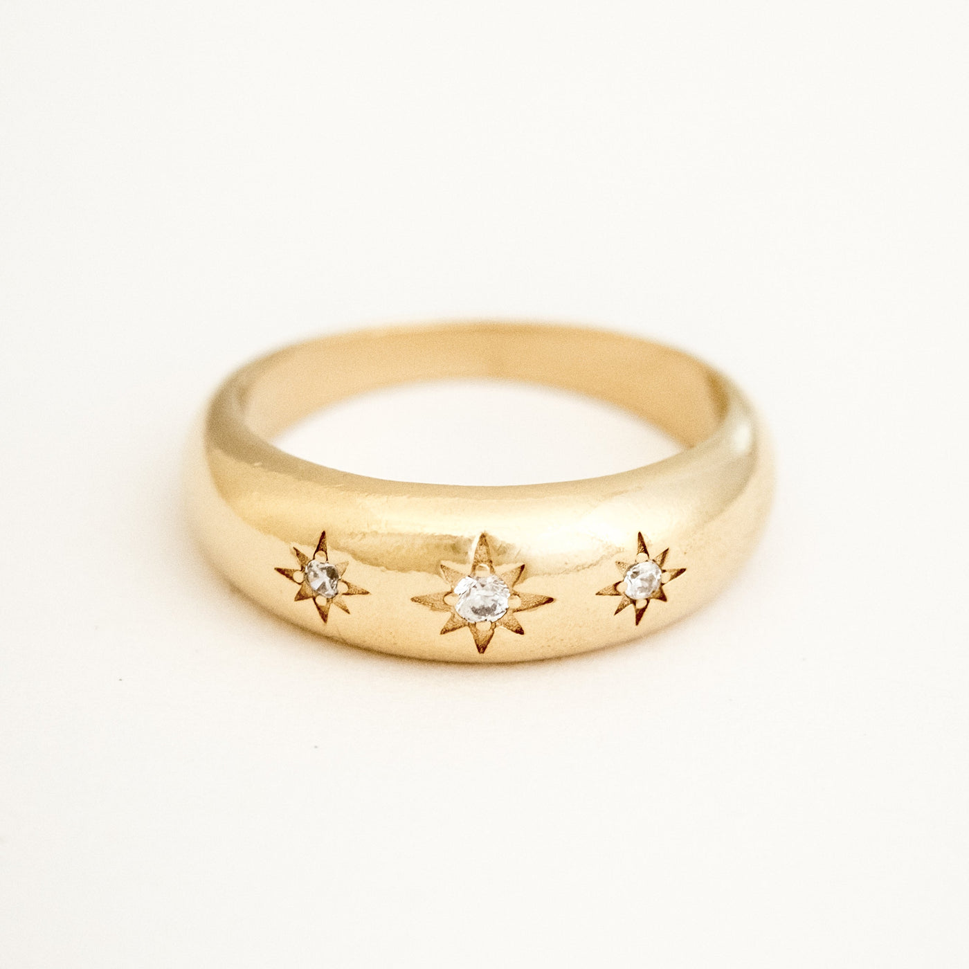 Starburst Dome Ring | Simple & Dainty Jewelry