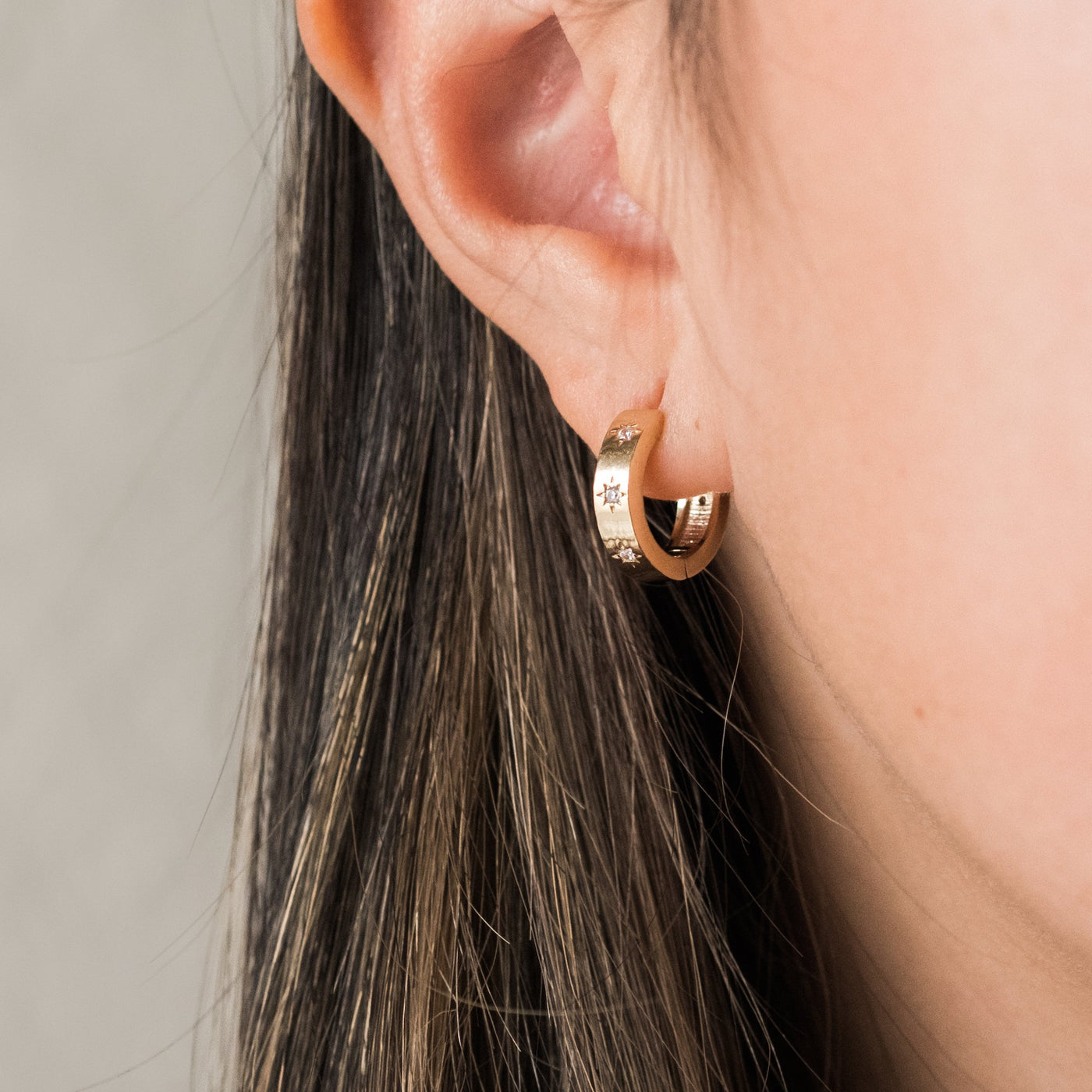 Starburst Huggie Earrings | Simple & Dainty Jewelry