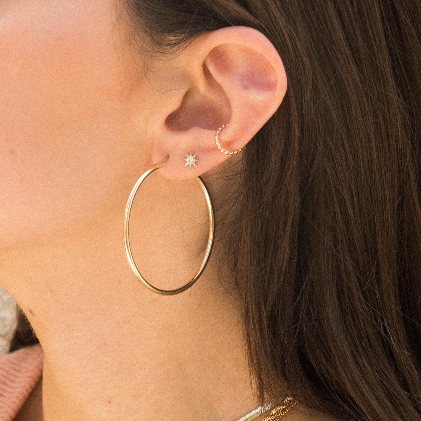 Starburst Stud Earrings by Simple & Dainty Jewelry