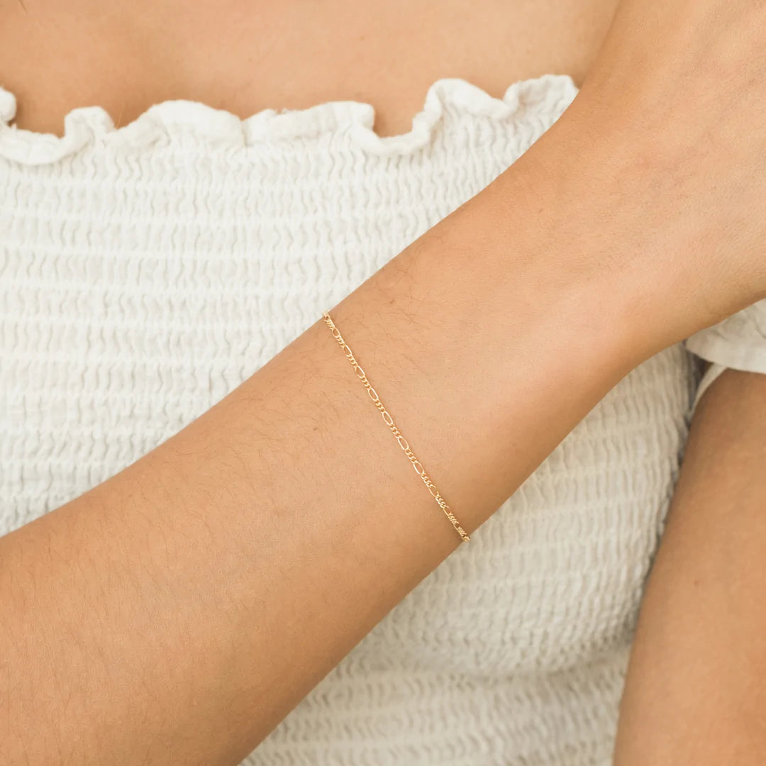 Thin Figaro Bracelet | Simple & Dainty Jewelry