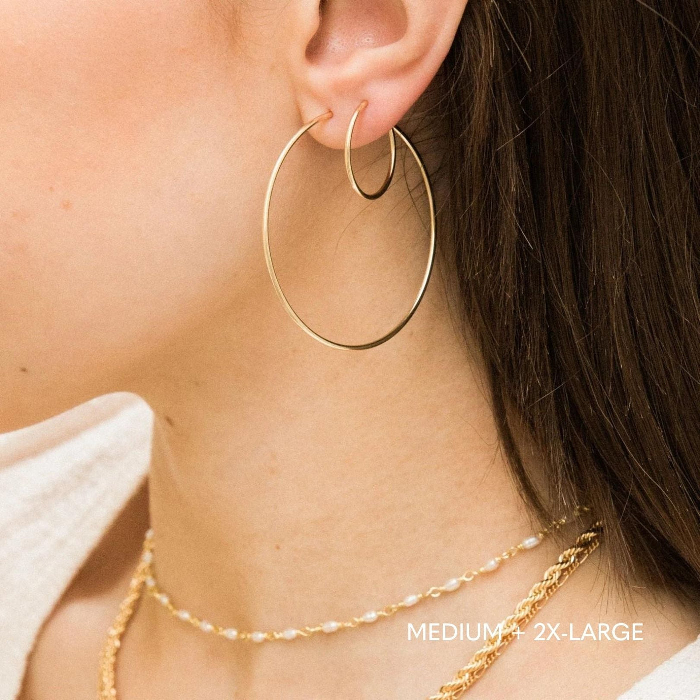 Thin Hoop Earrings | Simple & Dainty Jewelry