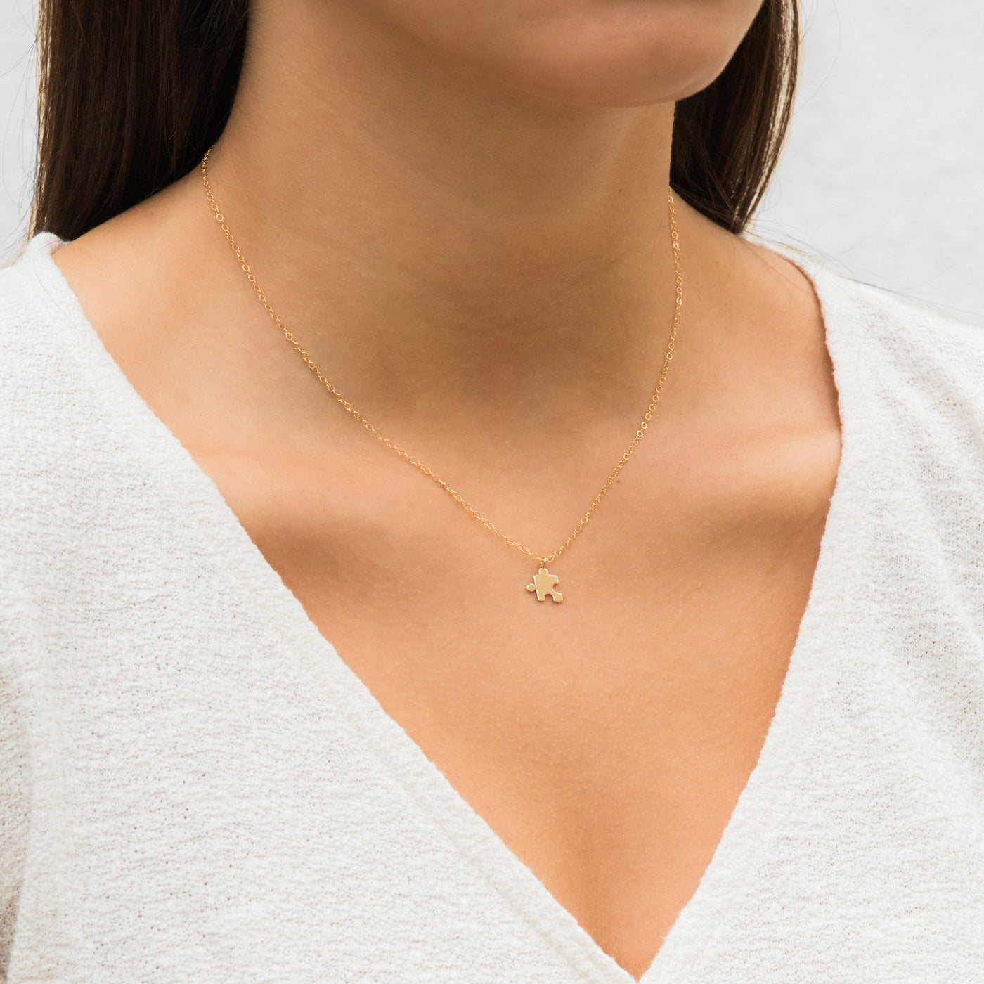 Tiny Puzzle Necklace | Simple & Dainty Jewelry